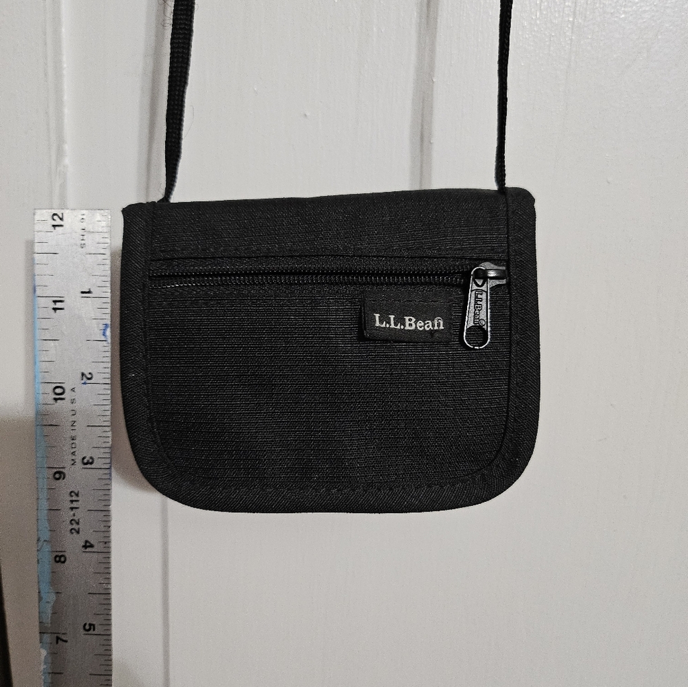 Vintage Lands' End Small Travel Neck Wallet
